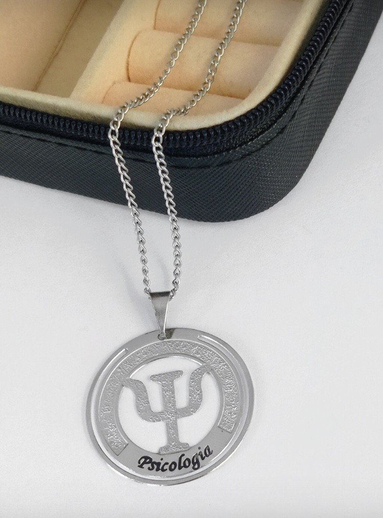 Corrente Aço masc mandala profissão 