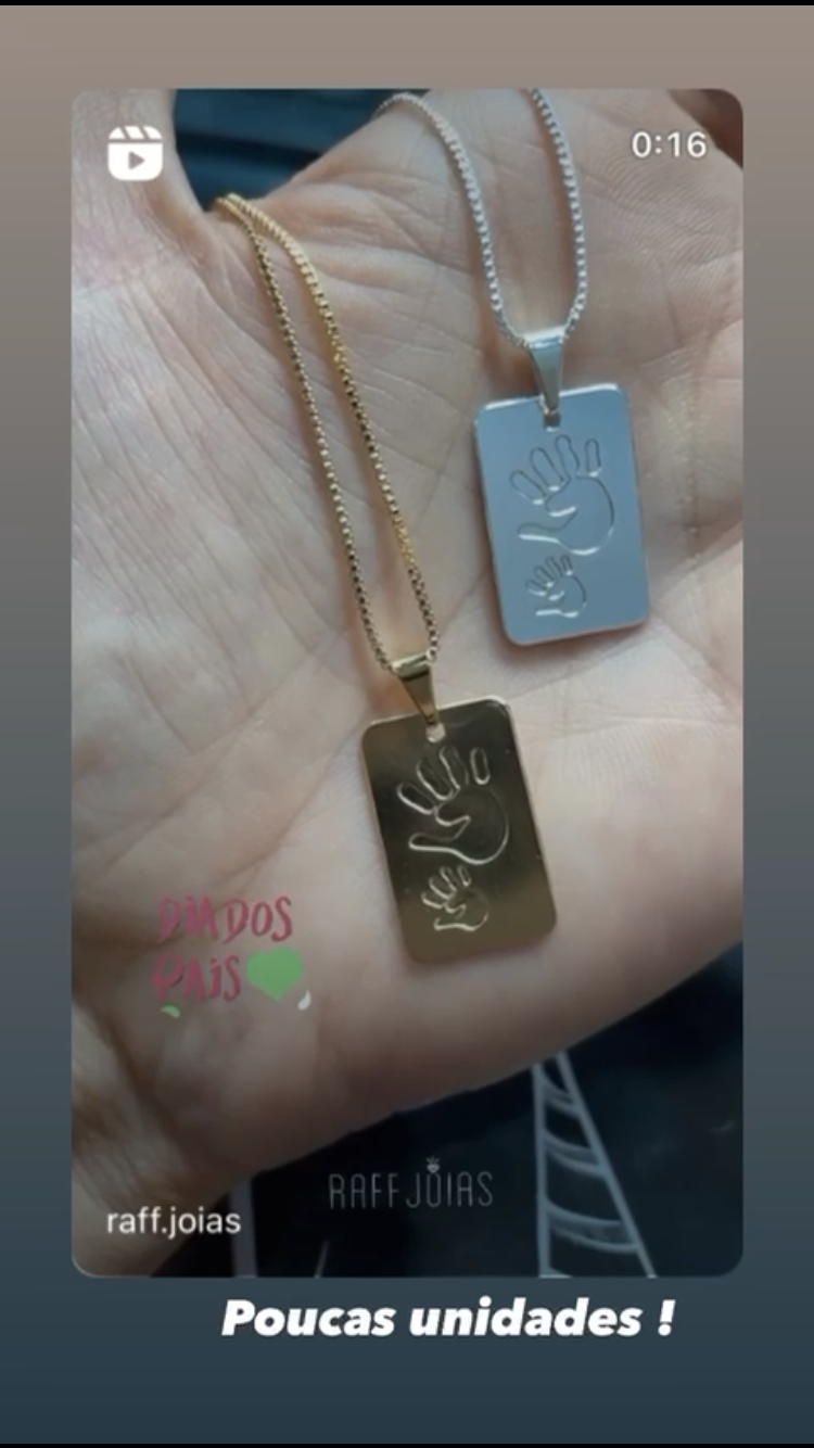 Corrente Ouro/Prata pezinhos