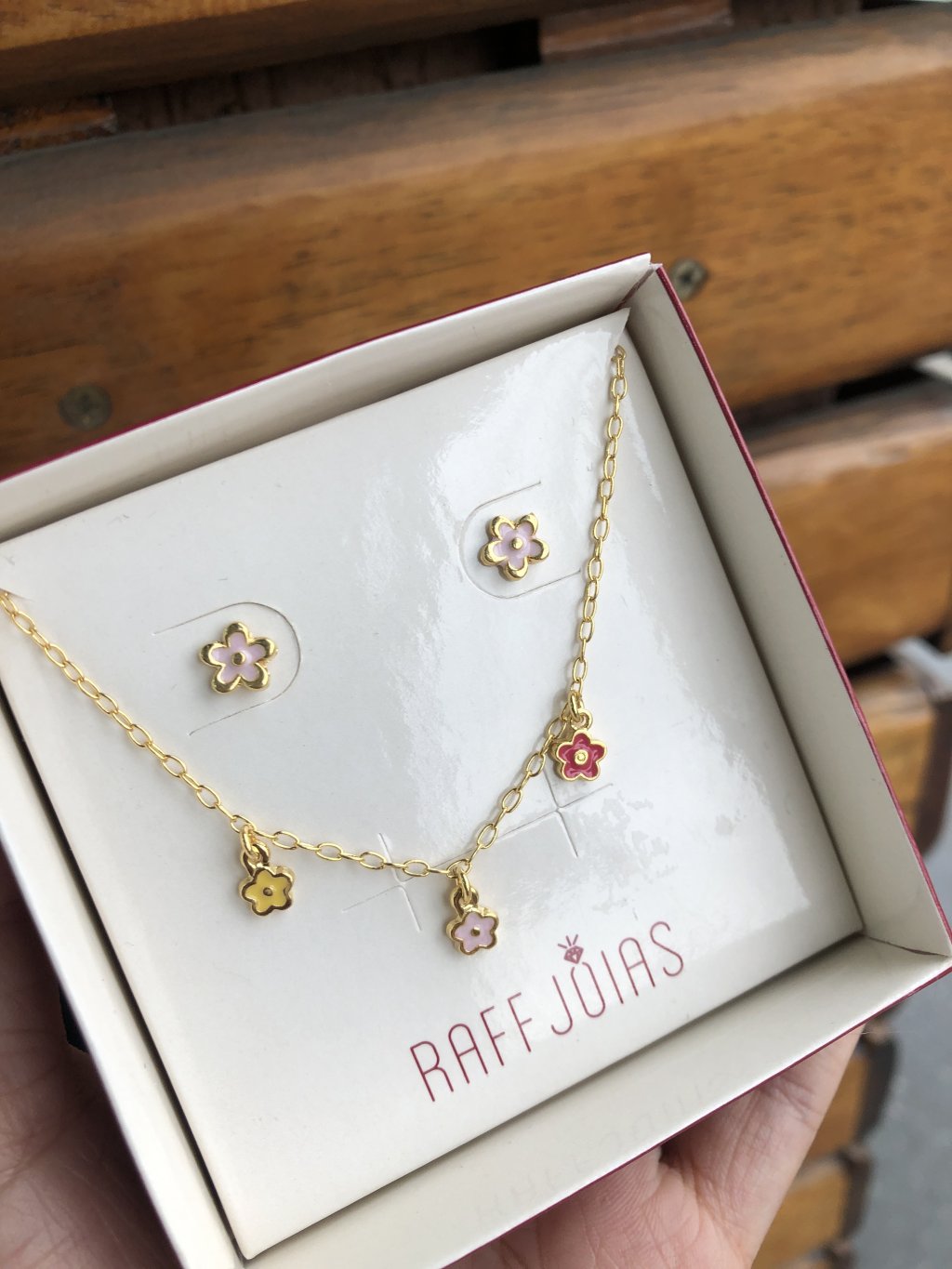 Conjunto infantil flor