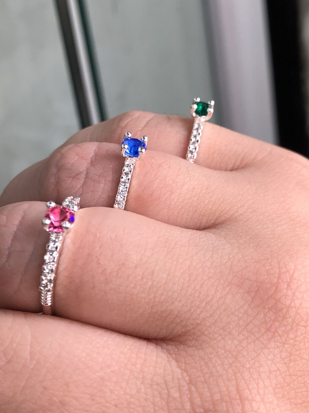 Anéis prata formatura na pronta entrega 