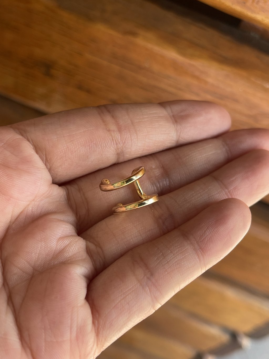 Piercing fake duplo liso 