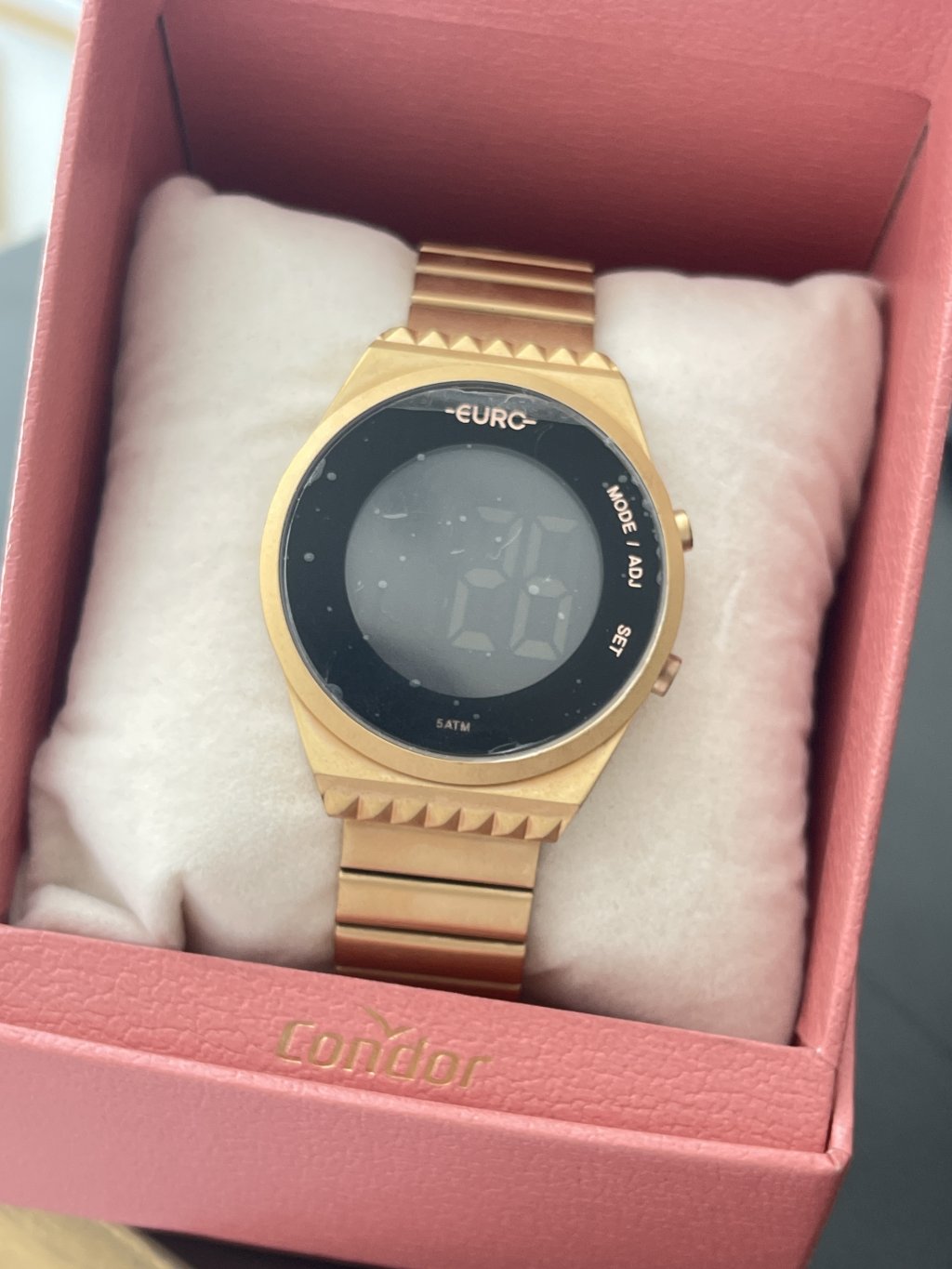 Relógio condor digital rose