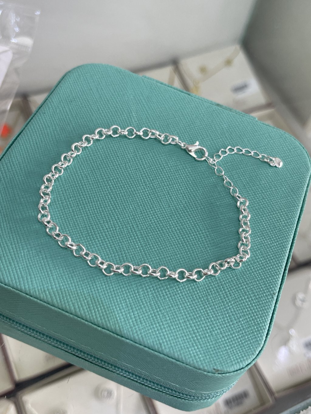 Pulseira elos ouro/prata