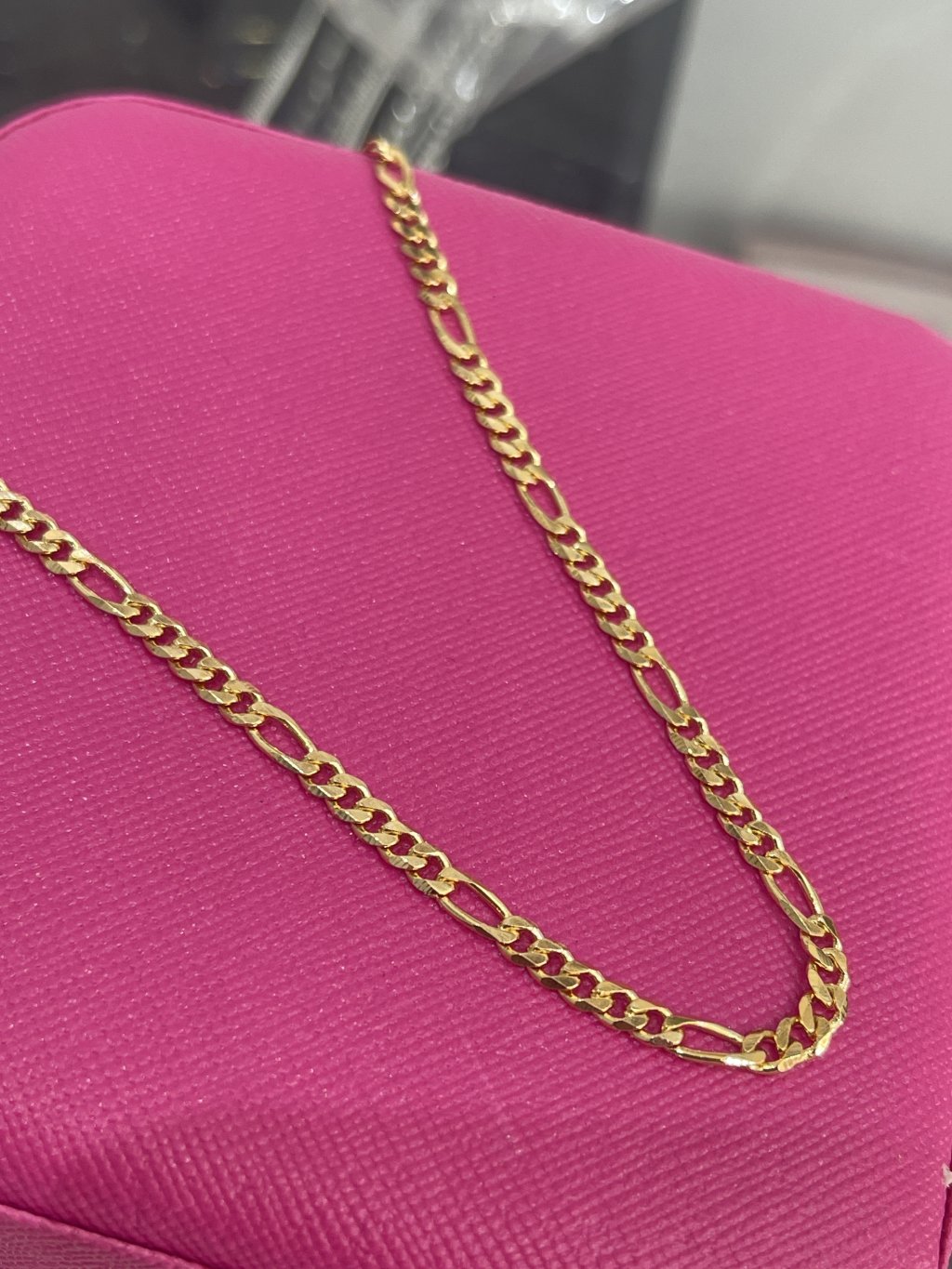 Corrente 3x1 grossa ouro/prata