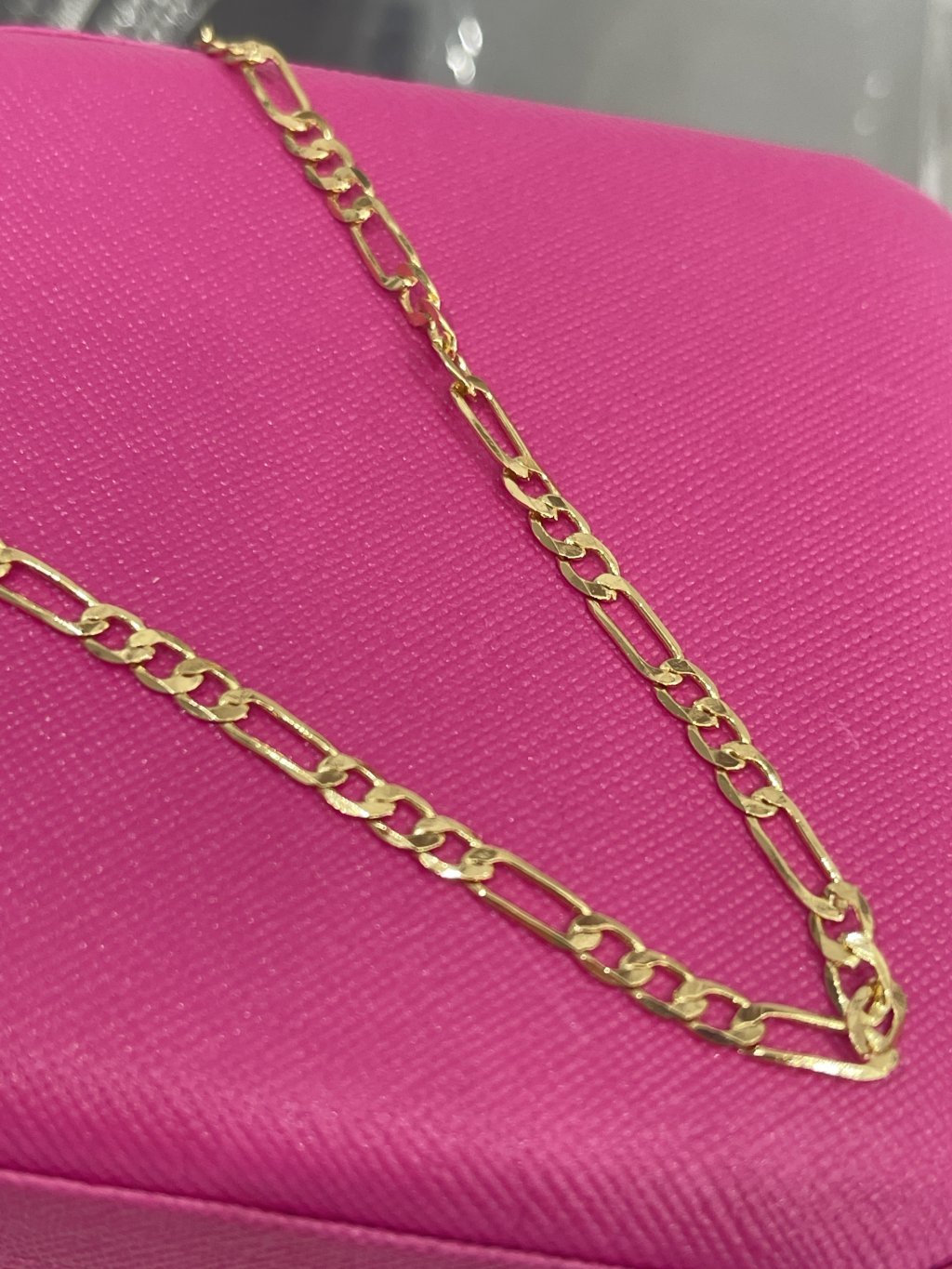 Corrente 3x1 ouro prata mais grossa 