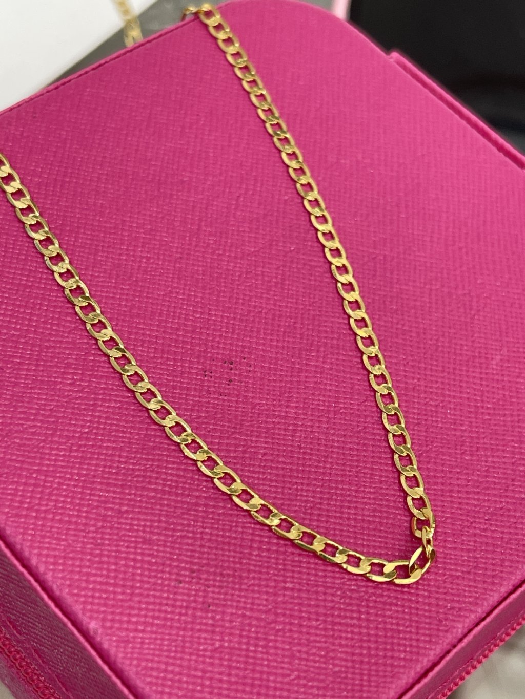 Corrente grumet ouro/prata 