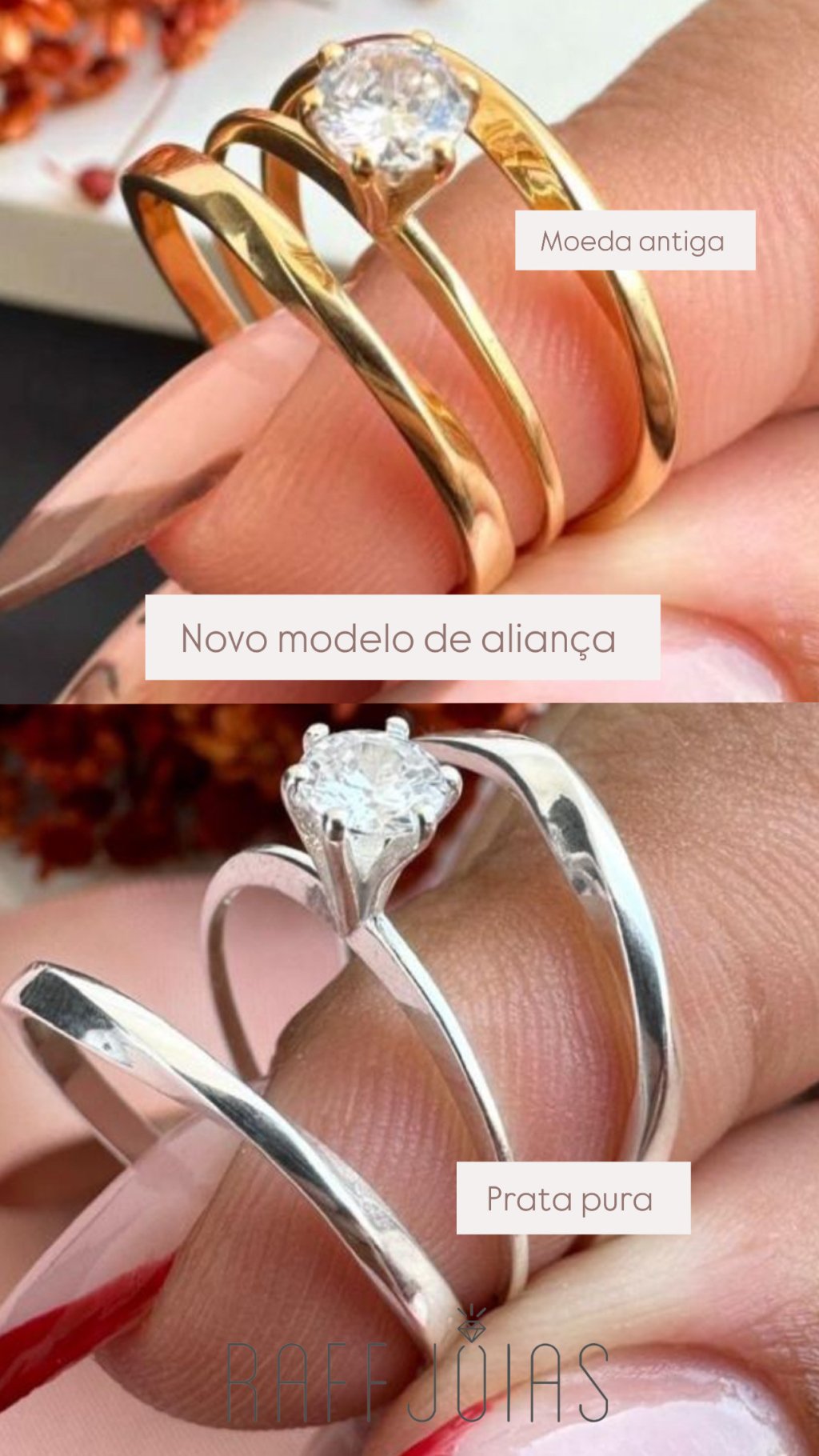 Aliança liga de moeda ou Prata 925