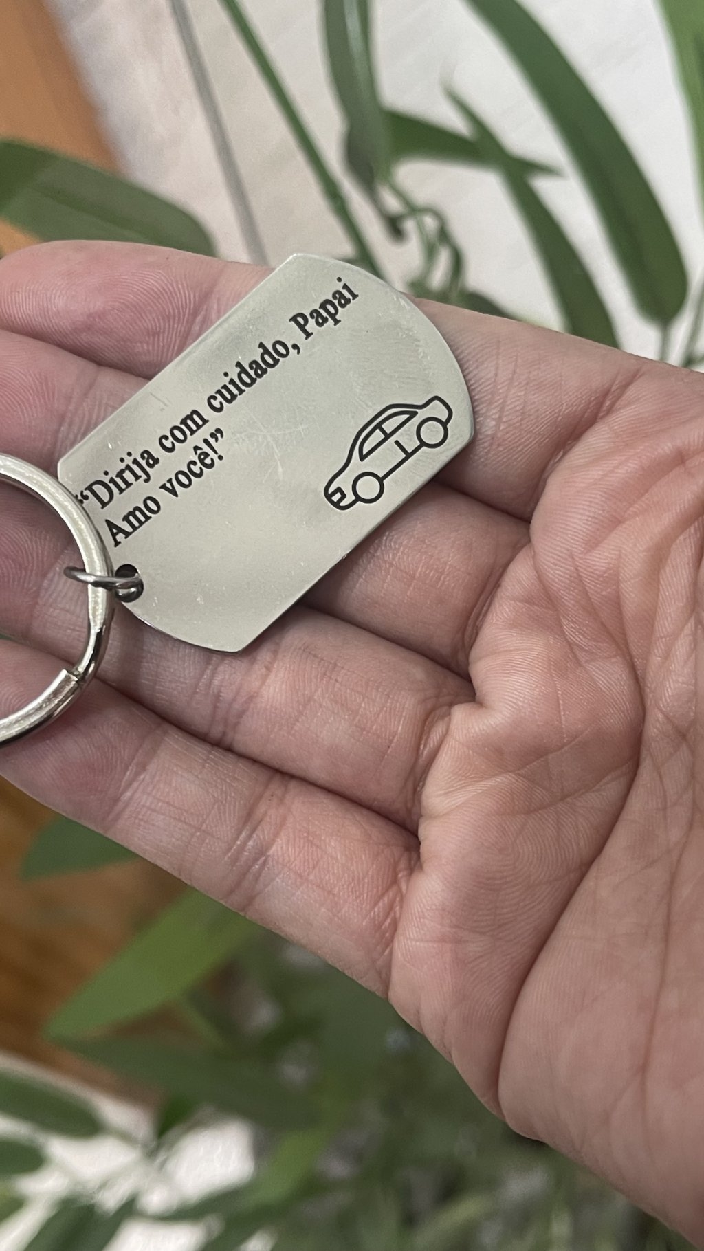 Chaveiro “dirigia com cuidado papai”