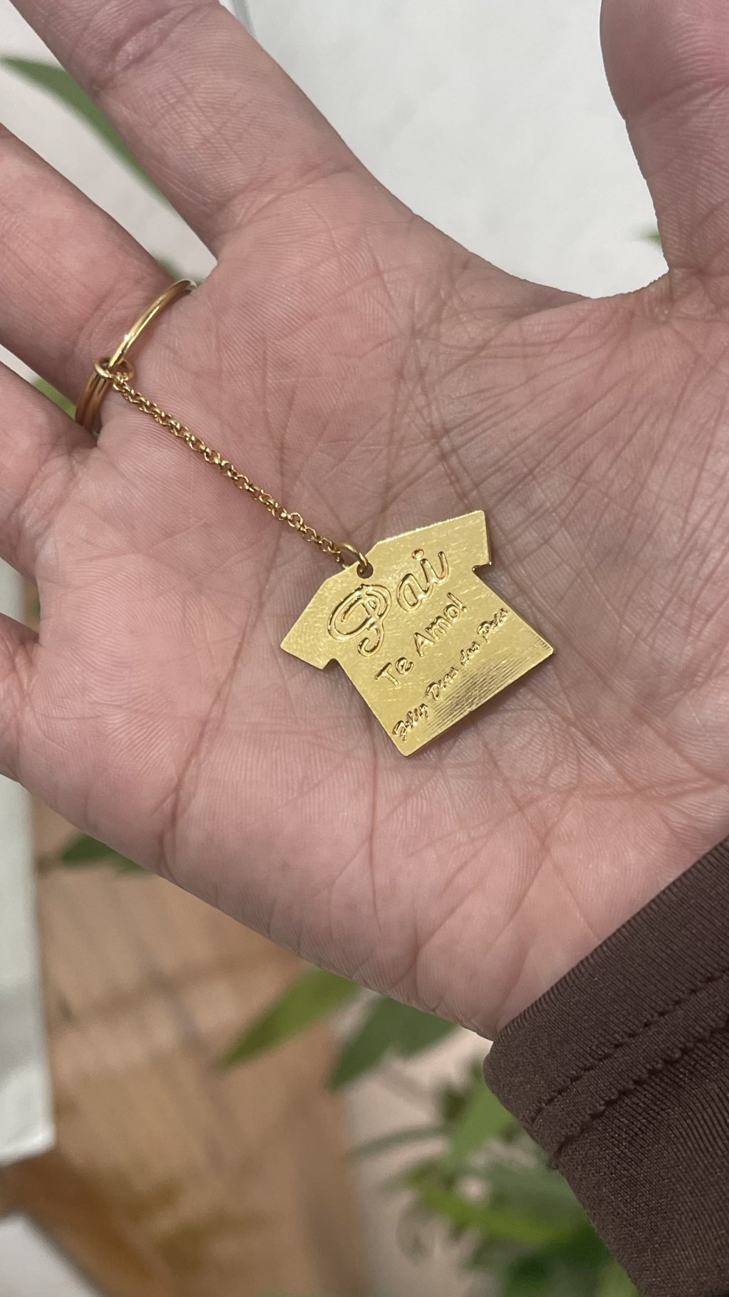 Chaveiro “te amo pai”