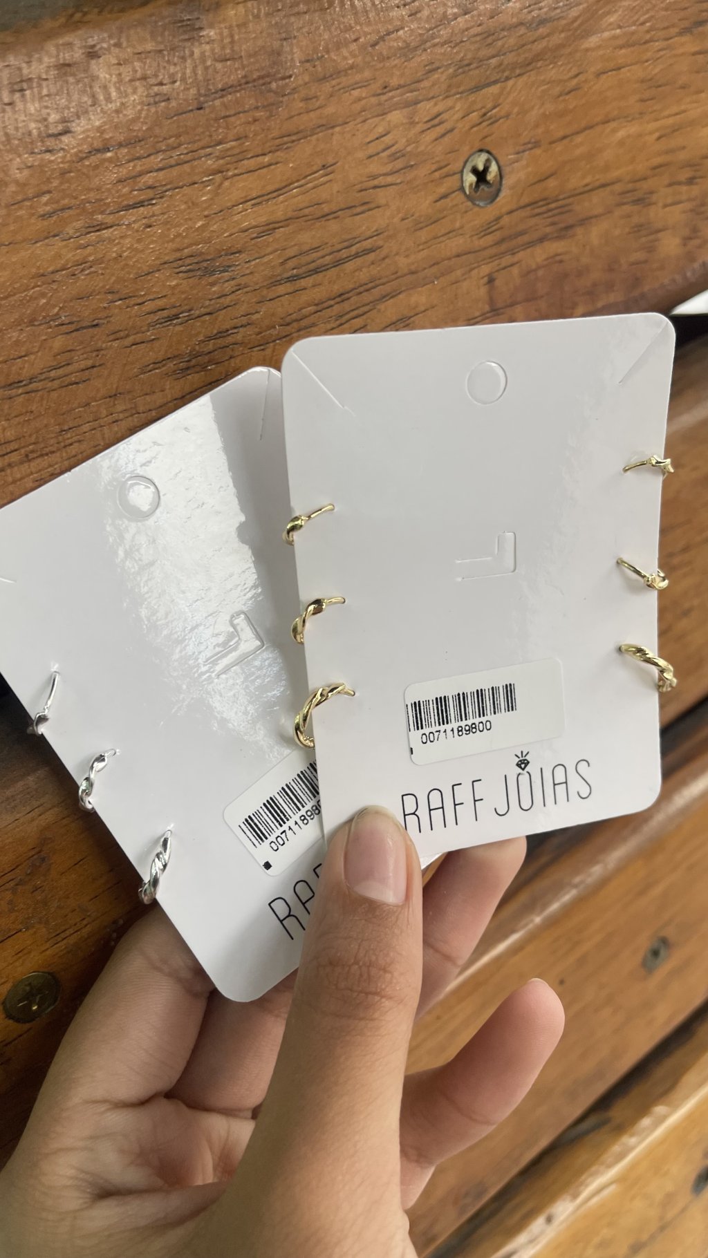 Trio argolinhas articuladas 