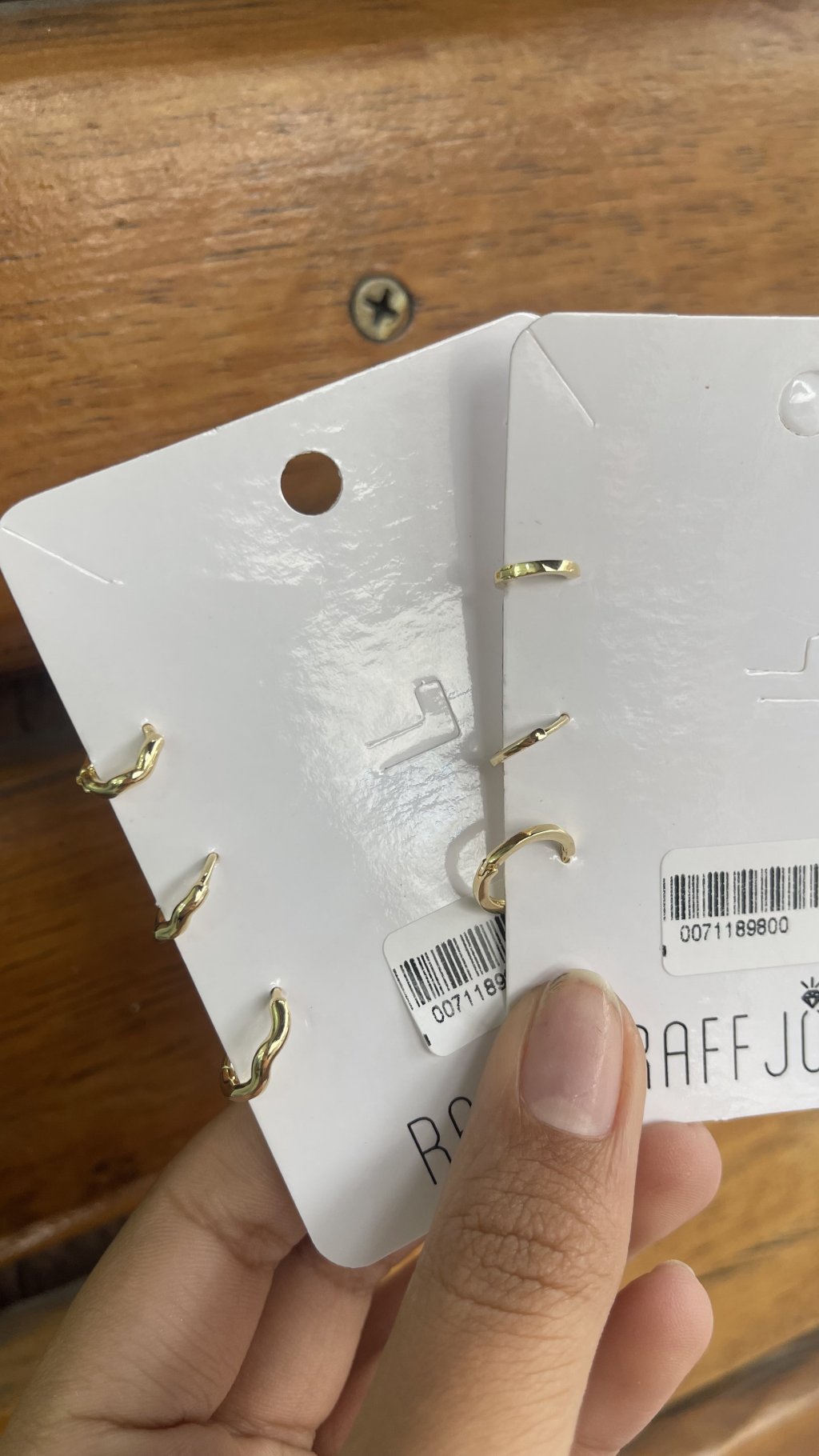 Trio argolinhas articuladas 