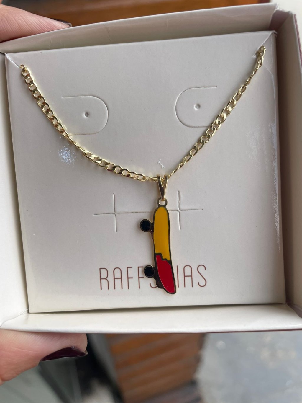 Corrente Ouro infantil Skate 