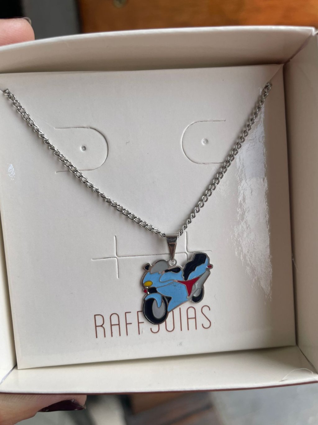 Corrente Prata Moto infantil