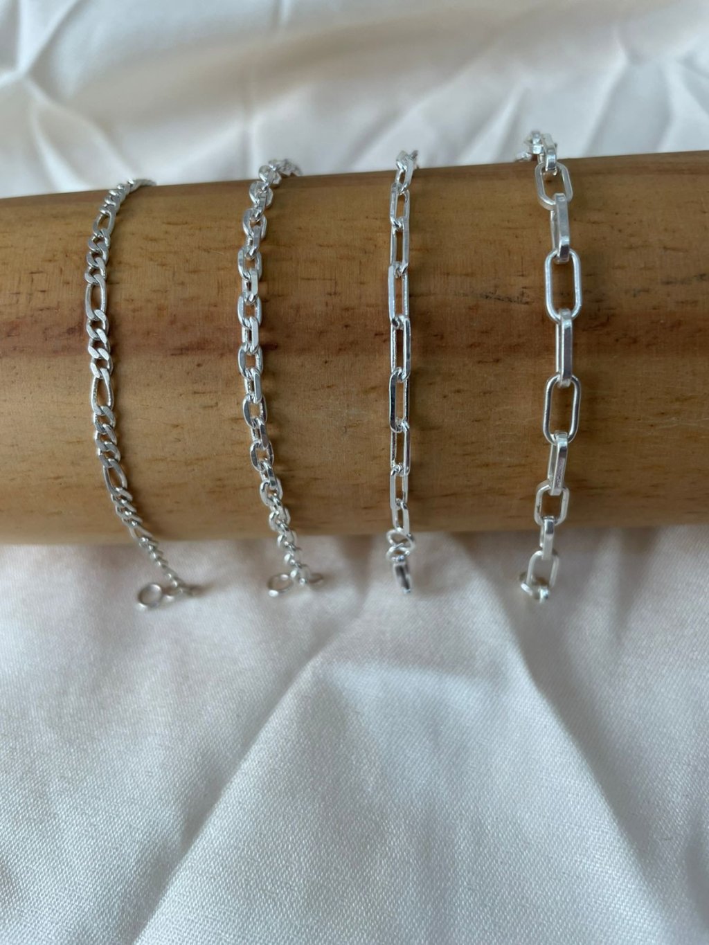 pulseira prata menino infantil