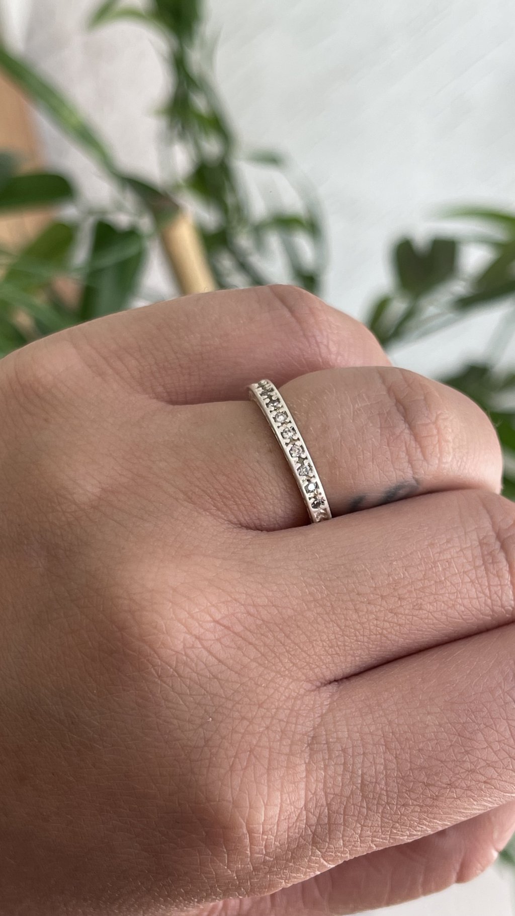 Aparador Banhado a Prata largo 