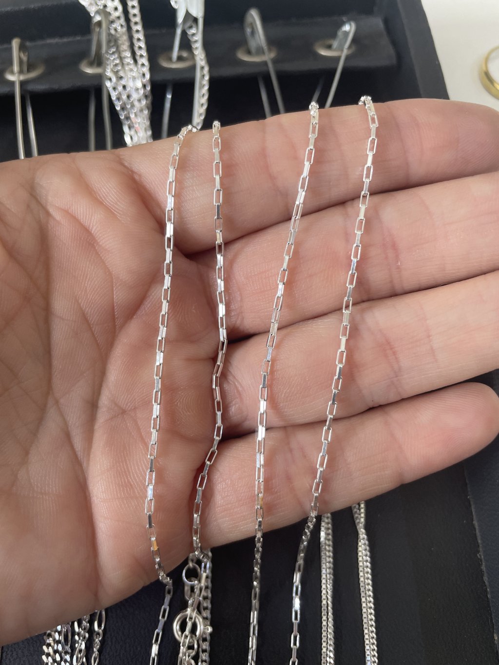 Corrente masculina Cartier fina 60 cm