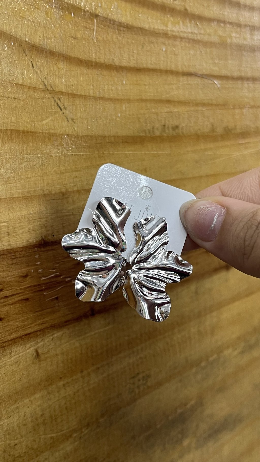 Brinco folha orgânica 