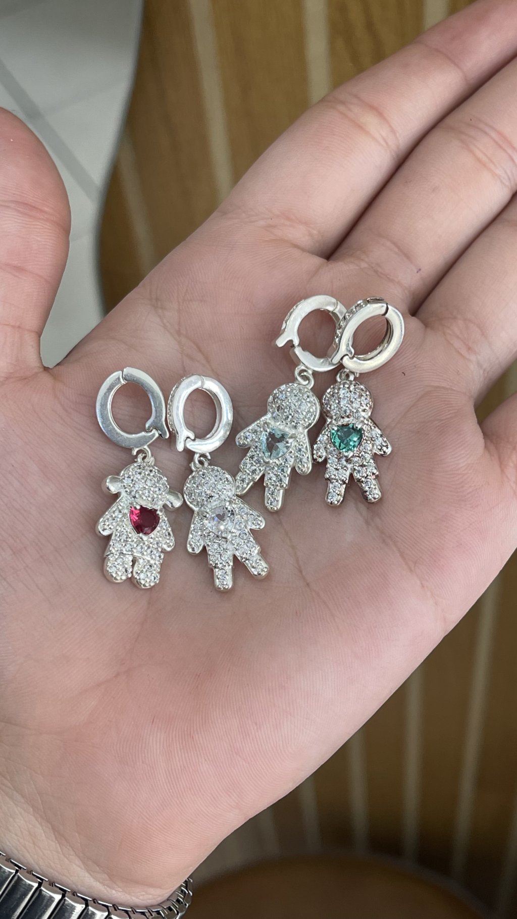 Pingente filho cravejado 