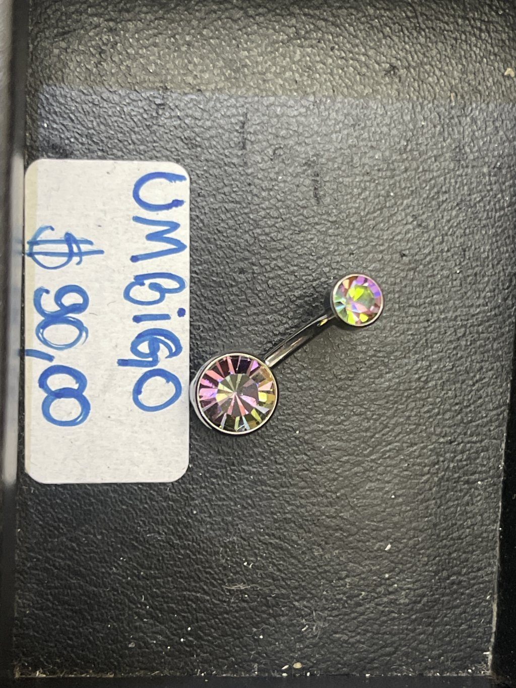 Piercing para umbigo titânio 