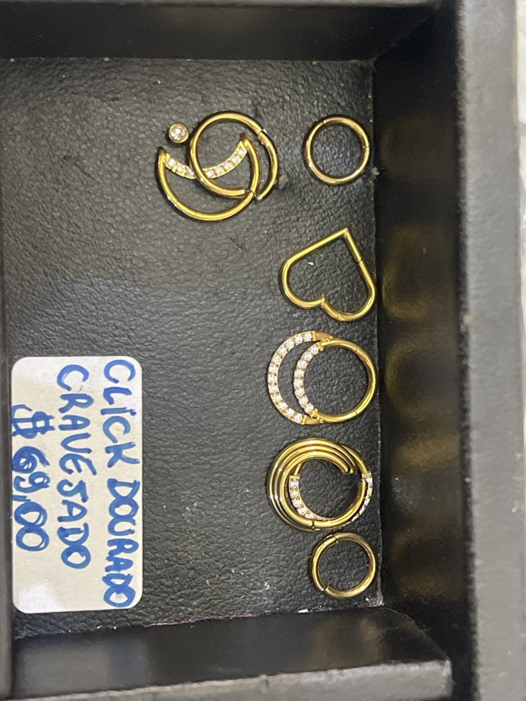 Piercing argola titânio 