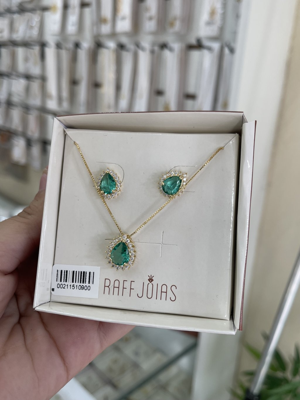 Conjunto gota zircônia coloridas 