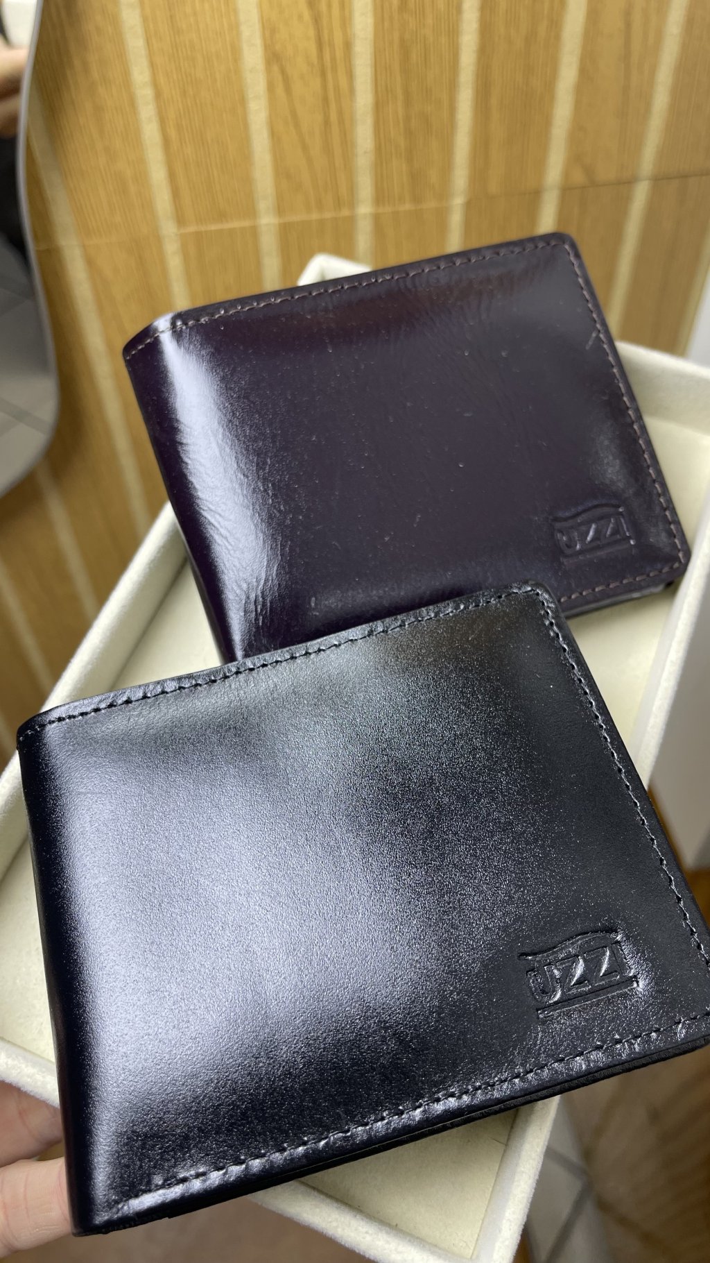 Carteira masculina em couro 