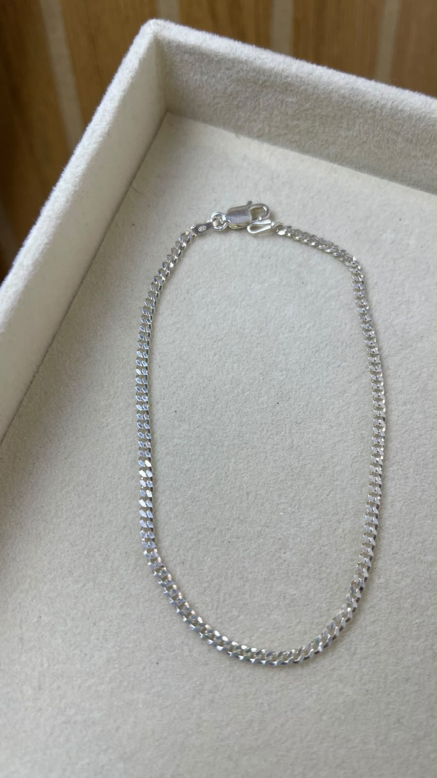 Pulseira grumet 2 mm prata pura 