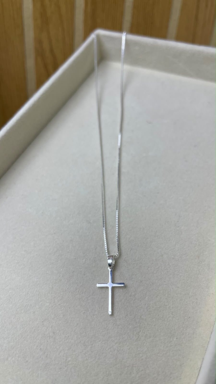 Corrente cruz 1,5 cm ouro ou prata 