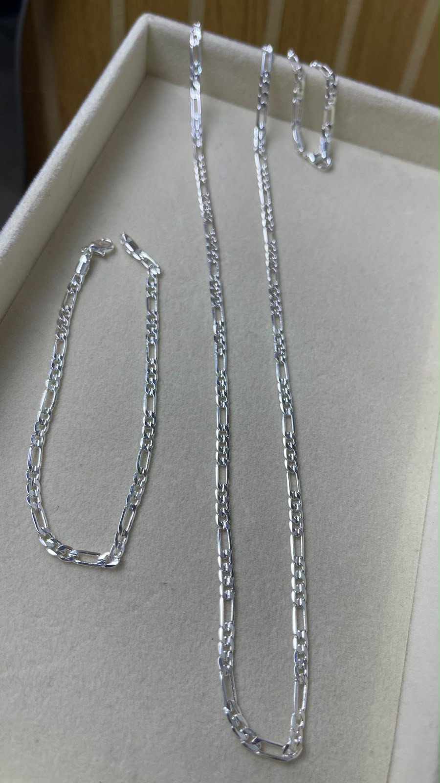 Corrente e pulseira 3x1 ouro ou prata 
