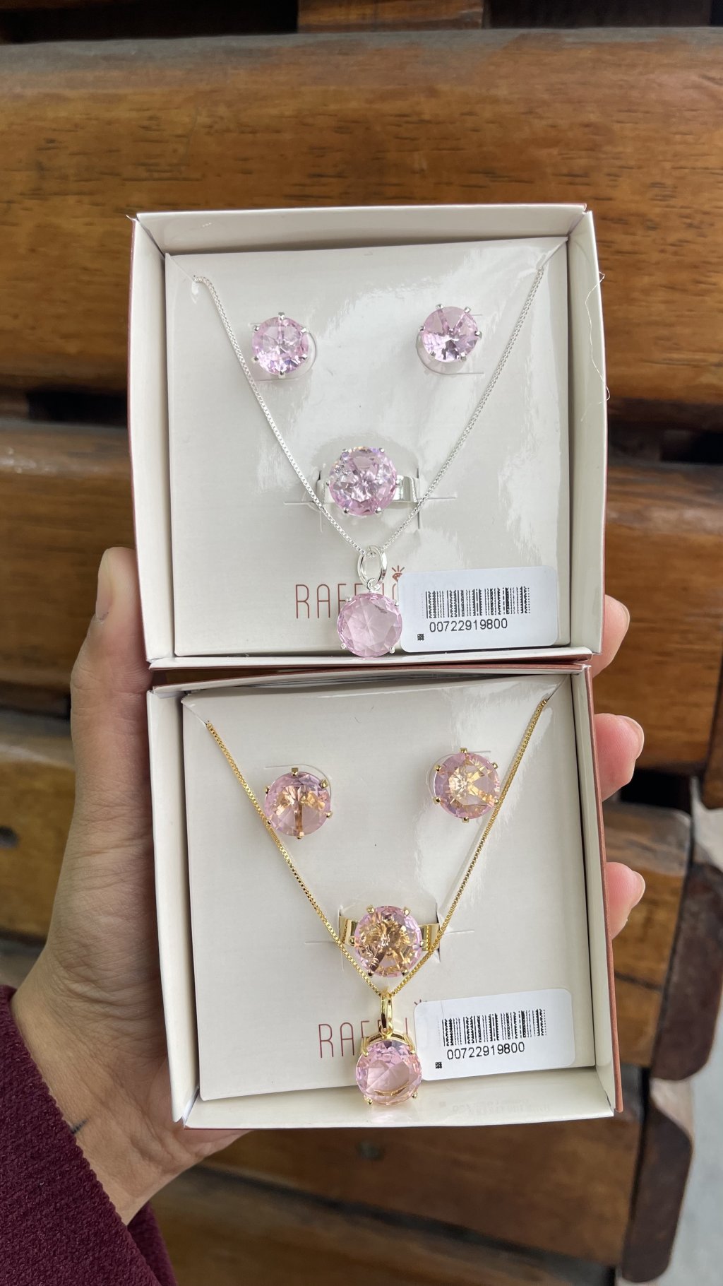 Conjunto Rosa Claro