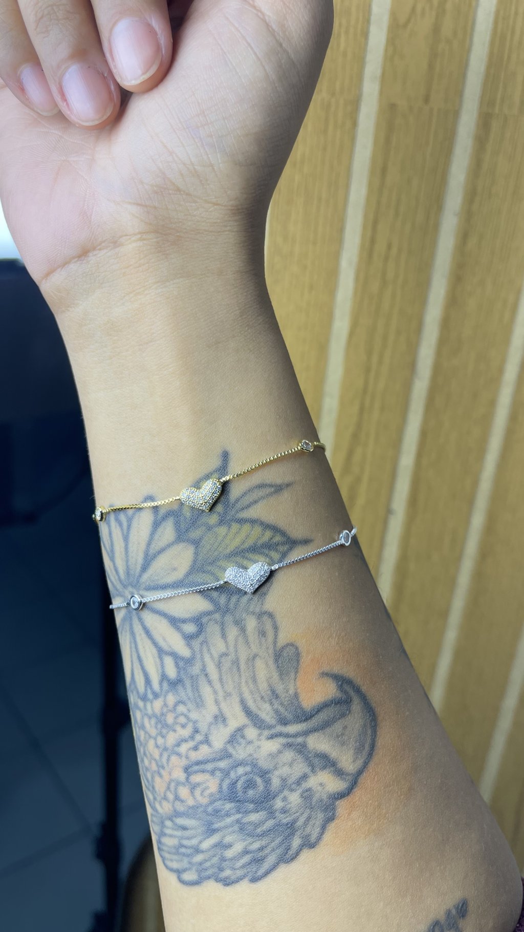 Pulseira Coração Cravejado