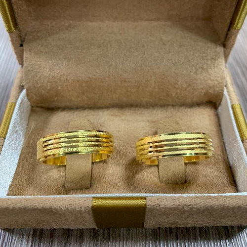 Aliança de Ouro 18K  6 gramas