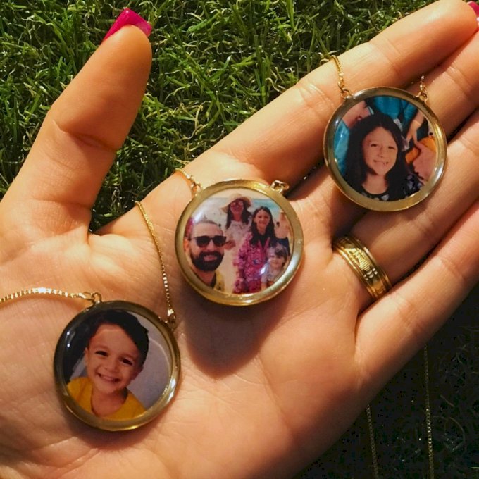 Colar com Foto Colorida 