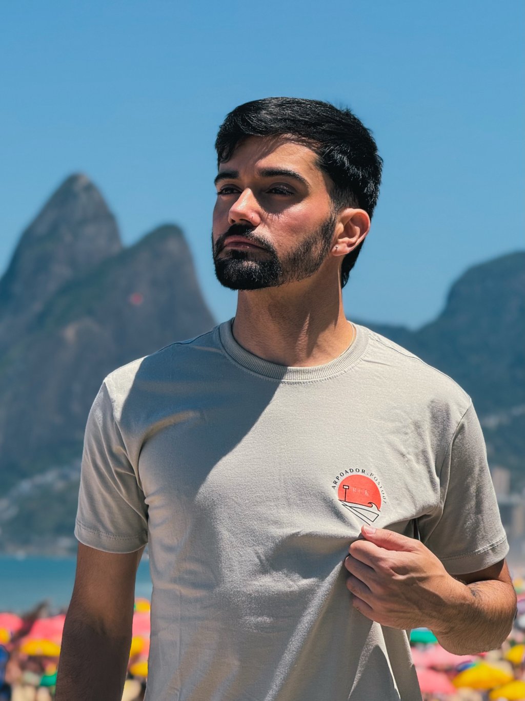 T-shirt Meia Malha Arpoador