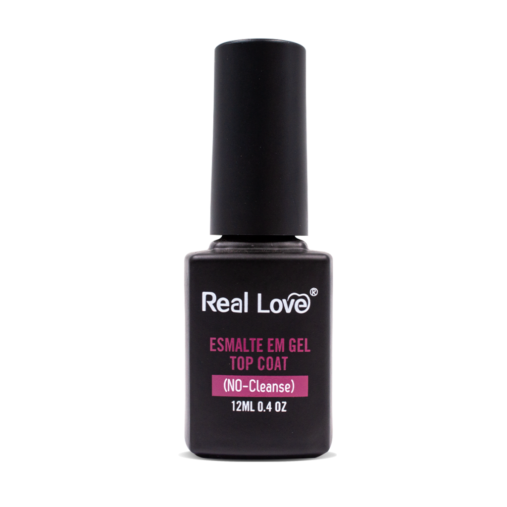 GEL 04- Esmalte em Gel Top Coat NO-Cleanse - Real Love