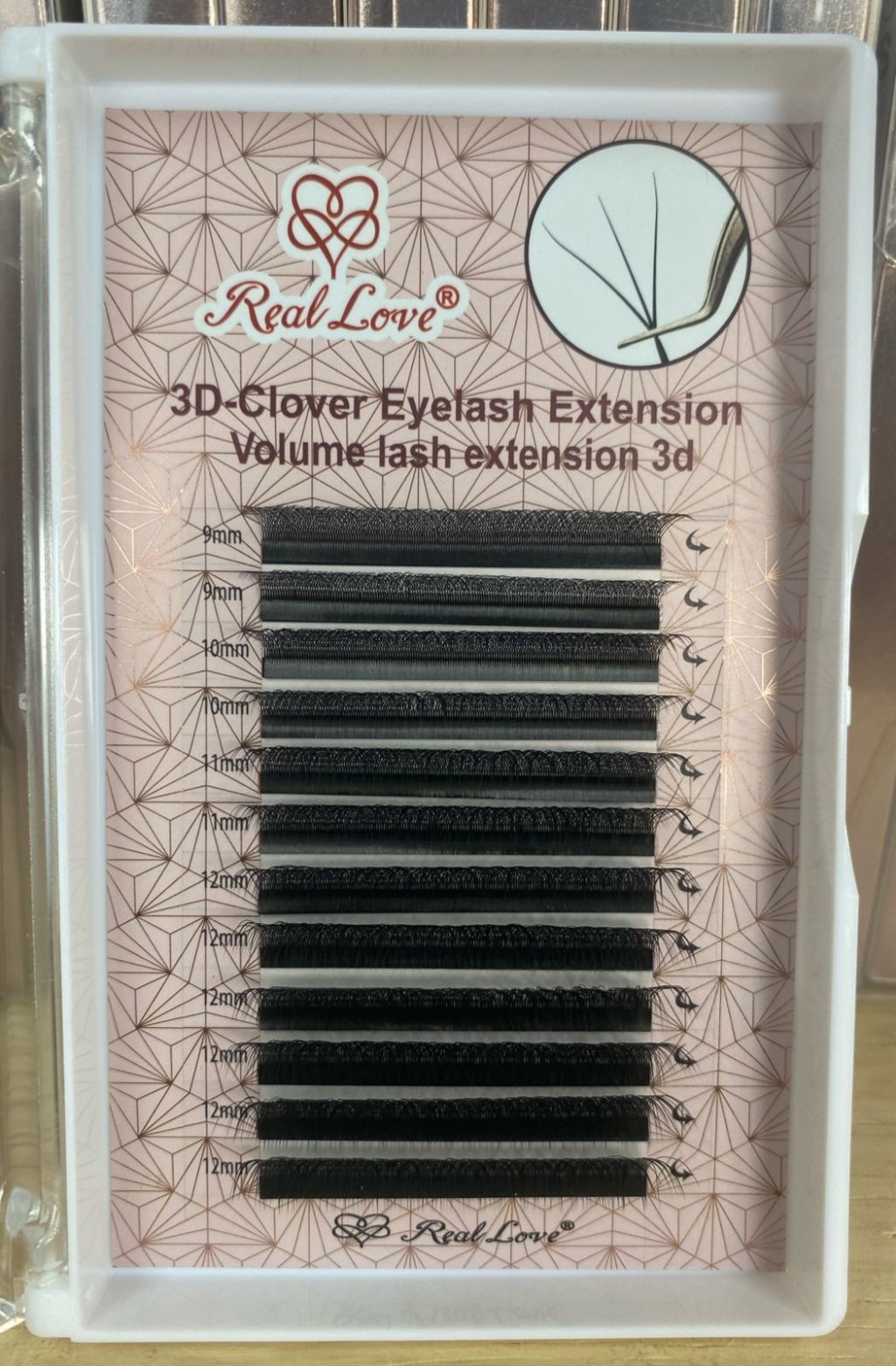 ELA-015 - Cílios 3D-Clover Eyelash Extension Volume Lash Extension 3D