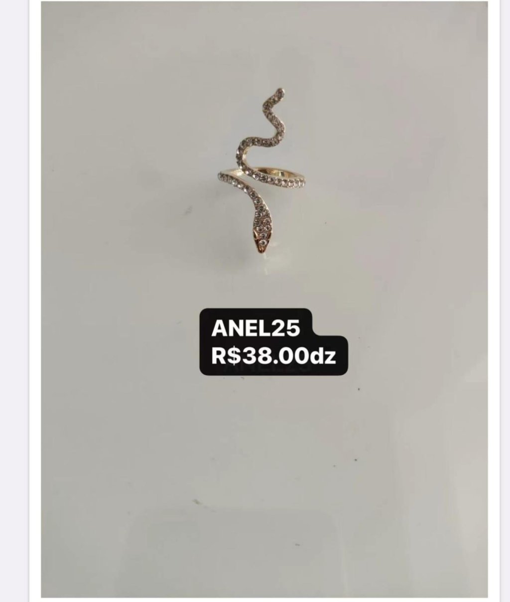 ANEL25 - Anel Para Foto - Cobra