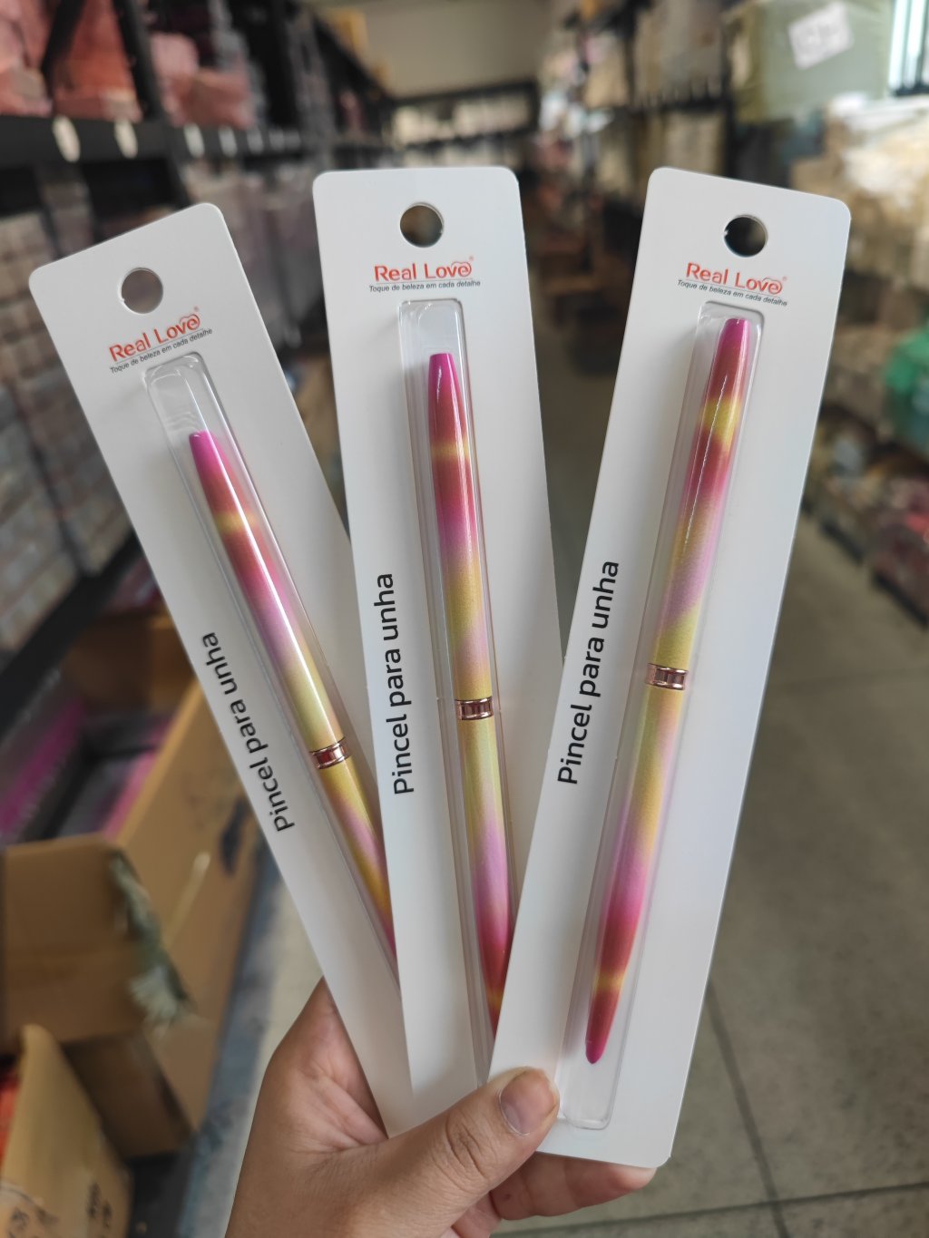 PIN035A -(colorido) Pincel Ponta Fina de Decoração 