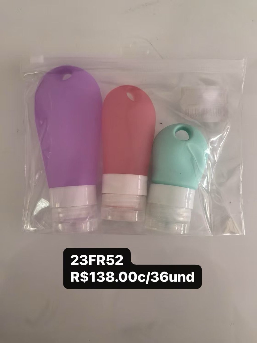 23FR52 - KIT VIAGEM DE SILICONE