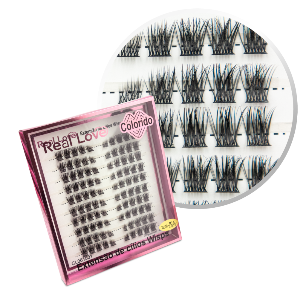 CL0615 - COLORIDO- CILIOS MIX WISPS TL09