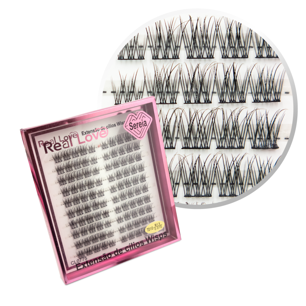 CL0775 - SEREIA- EXTENSÃO DE CÍLIOS -  MIX 0.07D 