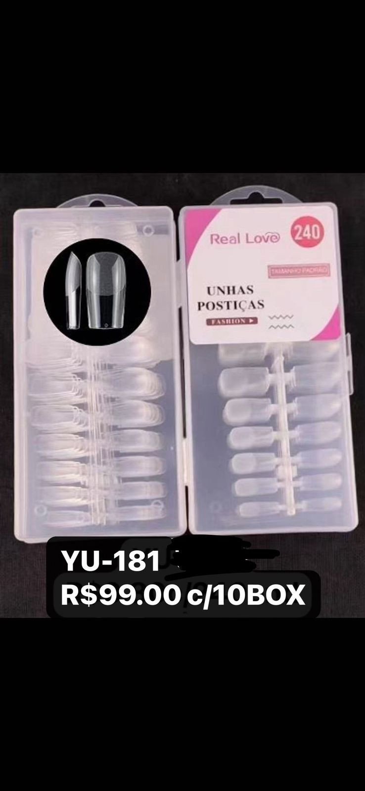 YU-181 UNHAS POSTIÇA C/ MARCAÇÃO
