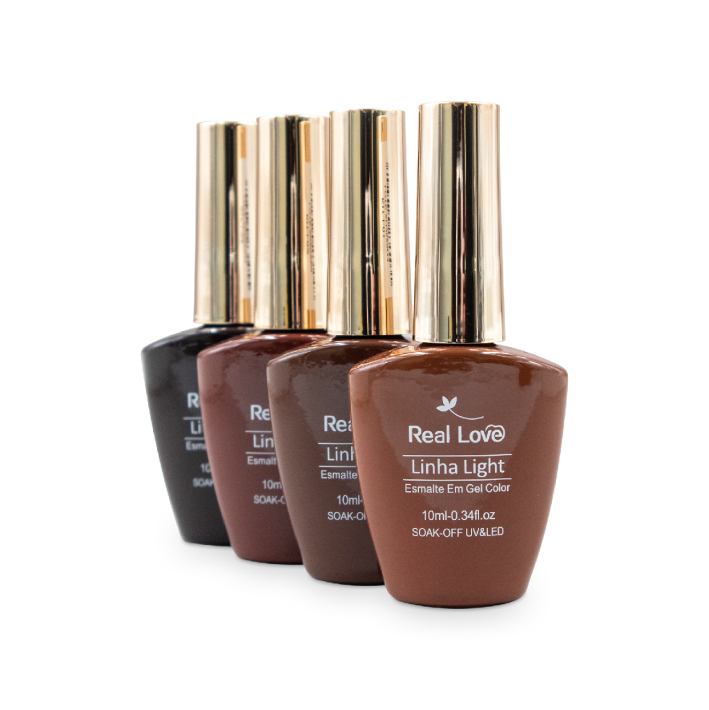 KIT-I - KIT ESMALTE EM GEL MARRONS