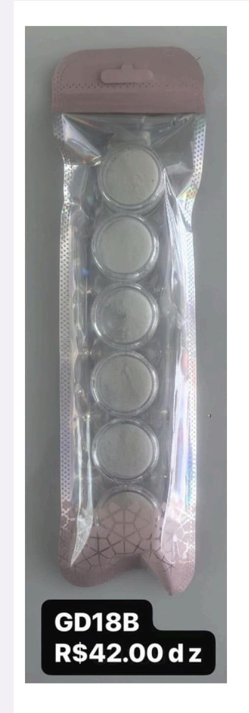 GD18B - Glitter Branco 