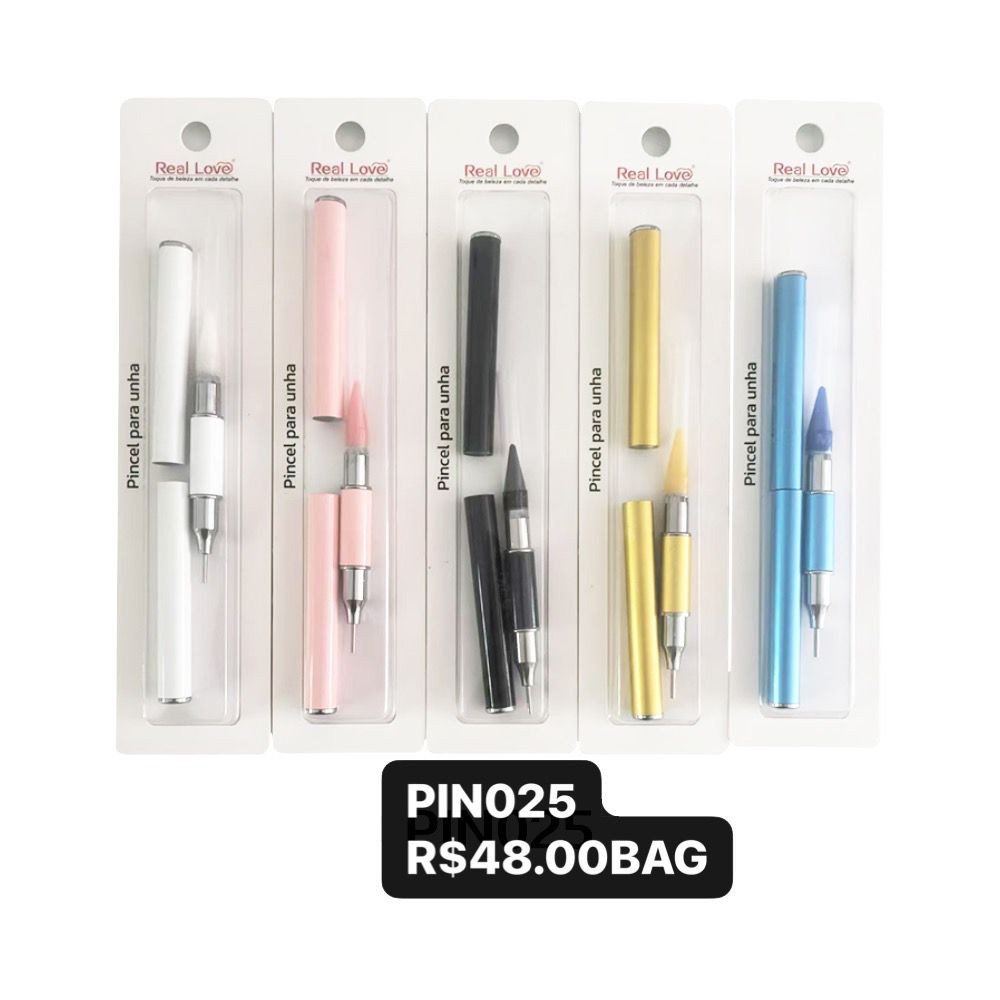 PIN025 - Pincel Pega Strass Com Ponta de Cerâmica e de Ferro 