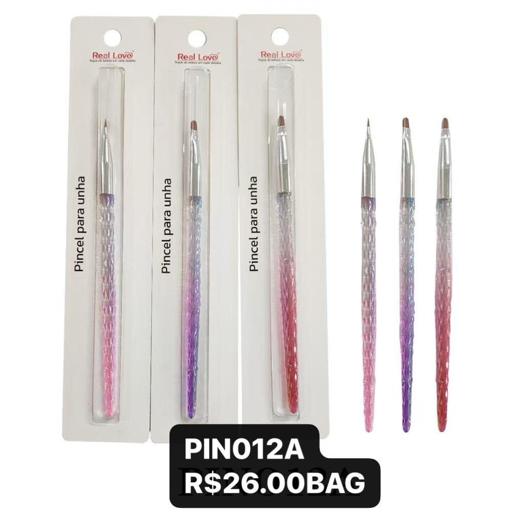 PIN012A - KIT 3 PINCEIS
