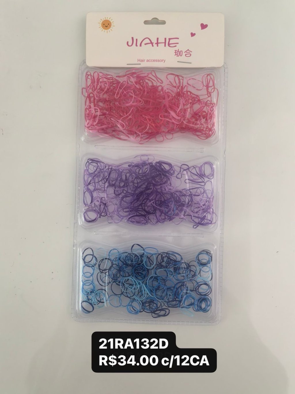 21RA132D - Elasticos Para Cabelos 