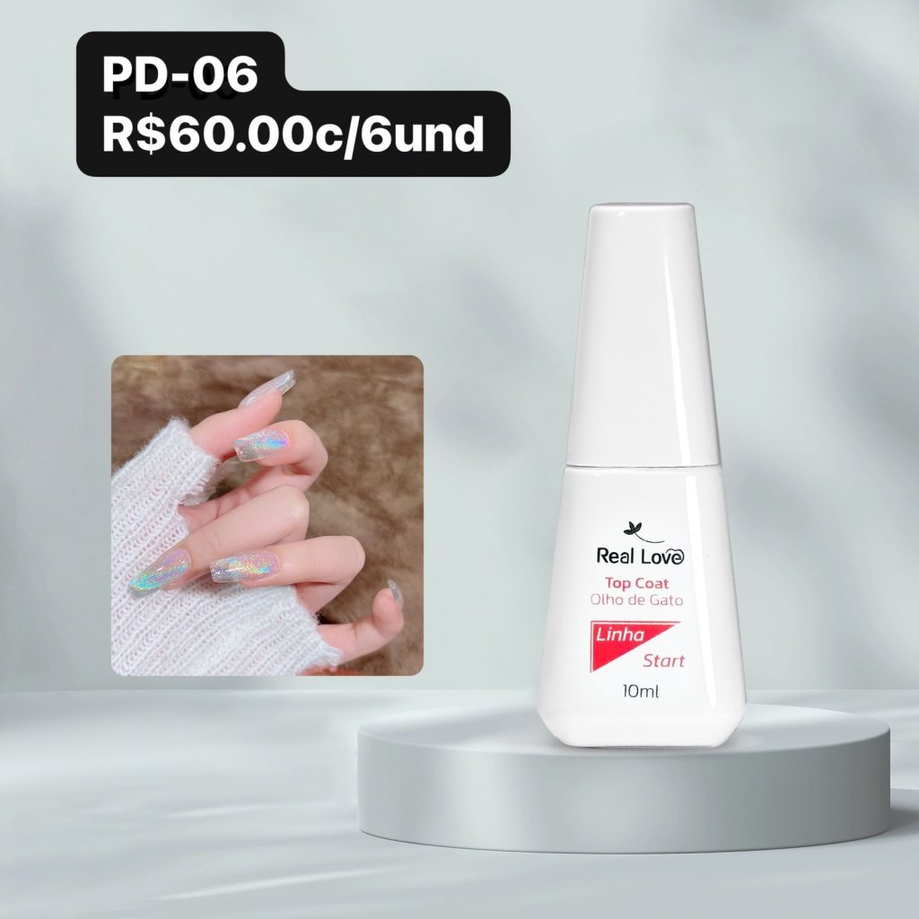 PD-06 TOP COAT OLHO DE GATO LINHA START 10 ML