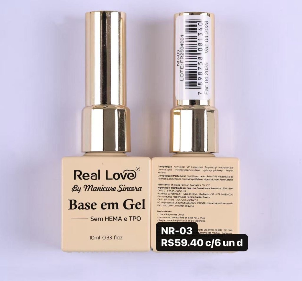 NR-03 BASE EM GEL LINHA MANICURE SINCERA