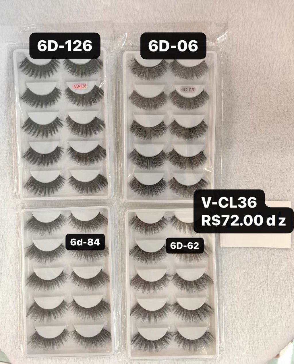 V-CL36 CÍLIOS POSTIÇOS